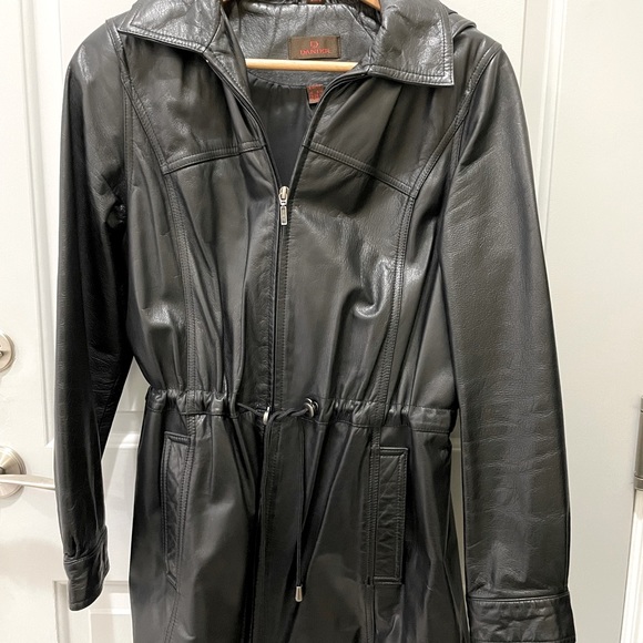 Leather Danier Coat - Picture 1 of 2